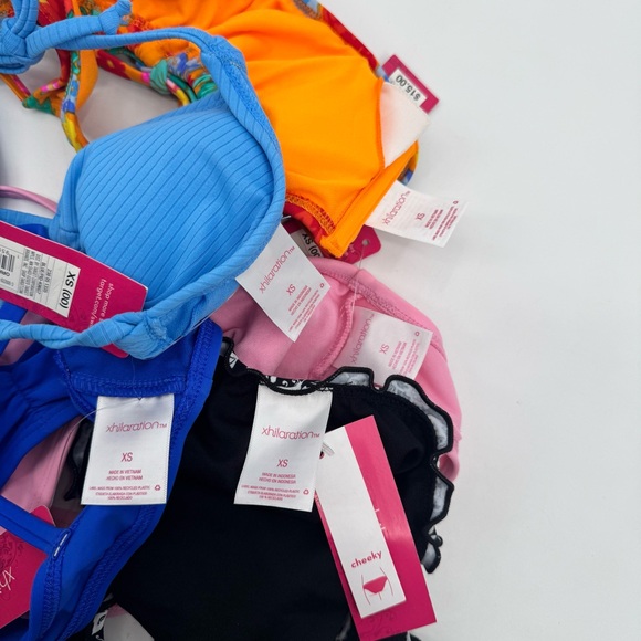 Lot of 5 Xhilaration Juniors Variety Bikini Set Swimsuit Bundle Size XS (00) - Picture 7 of 7